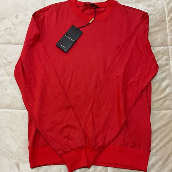 Gucci Long Sleeve Round Neck T-shirt - Picture 2 of 5